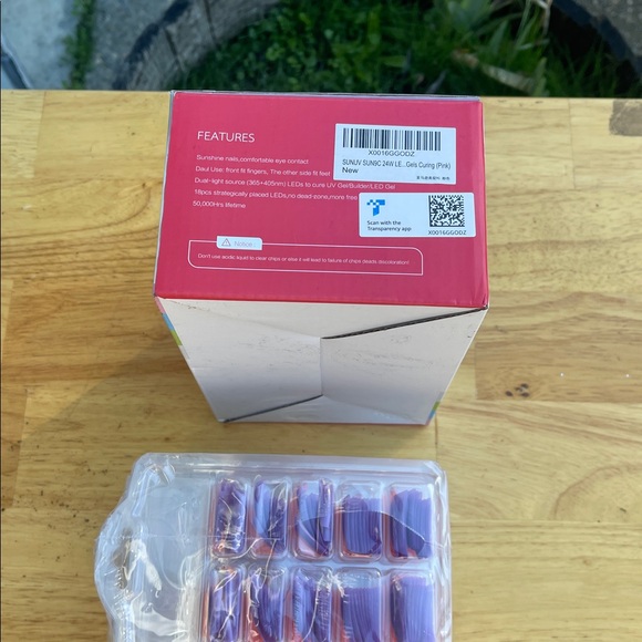 SUNUV 2-in-1 LED/UV Lamp with Nail Clips - Picture 5 of 5